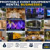 15 Profitable Event Equipment Rental Businesses: Costs, Income & Most-Rented Equipment in 2026